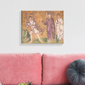 De genezing van de Paralyse van Capernaumx Canvas Afdruk (Insitu (Woonkamer))
