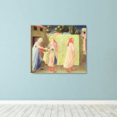 De genezing van Palladia Canvas Afdruk (Insitu (Houten vloer))