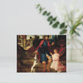 De genezing van Sint Roch Briefkaart (Staand voorkant)