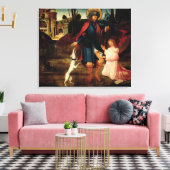 De genezing van Sint Roch Canvas Afdruk (Insitu (Woonkamer))