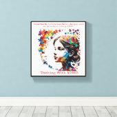 De genialiteit van ADHD Canvas Afdruk (Insitu (Houten vloer))