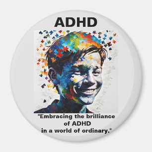 De genialiteit van ADHD-Sticker Magneet