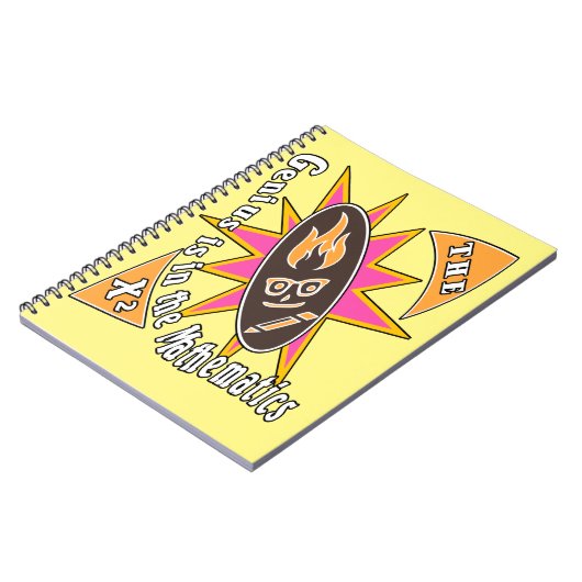 De genialiteit zit in de wiskunde notitieboek (Linkerzijde)