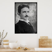 DE GENIUS NIKOLA TESLA POSTER (Keuken)