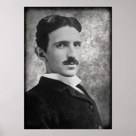 DE GENIUS NIKOLA TESLA POSTER (Voorkant)