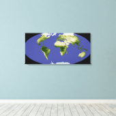 De genormaliseerde verschilvegetatie-index canvas afdruk (Insitu (Houten vloer))
