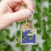 De genormaliseerde verschilvegetatie-index sleutelhanger (Hand)