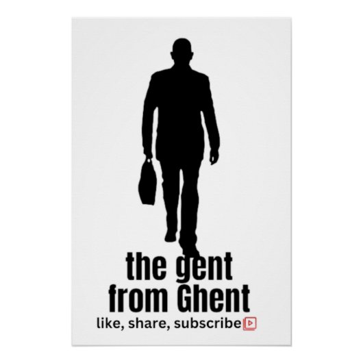 DE GENT UIT GENT PERFECT POSTER (Voorkant)