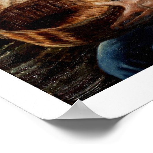 De Gentle Basket Seller - beperkt poster (Hoek)