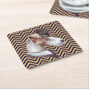 De Gentleman Airedale Kartonnen Onderzetters