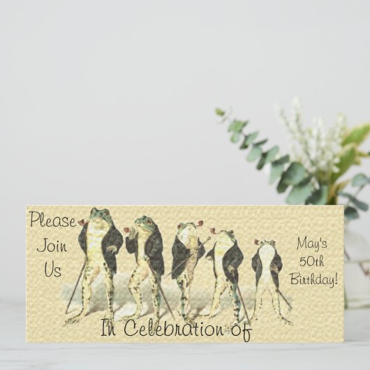 De Gentleman Kaart (Staand voorkant)