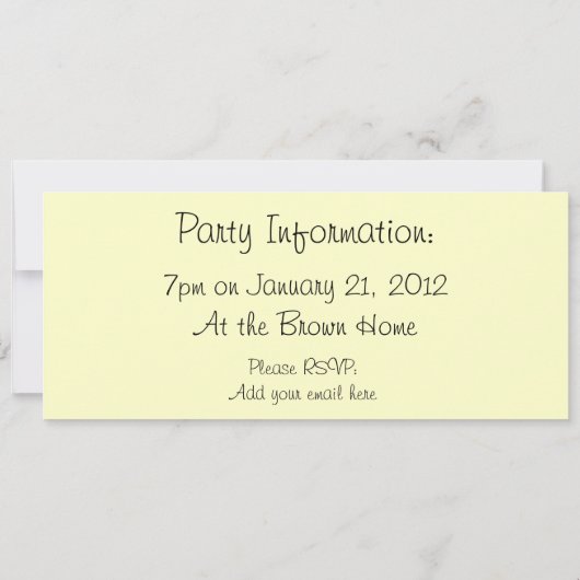 De Gentleman Kaart (Achterkant)