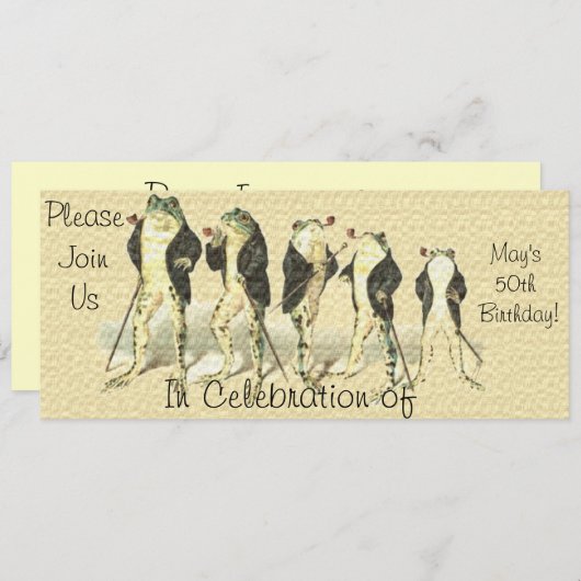 De Gentleman Kaart (Voorkant / Achterkant)