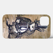 De Gentleman Rabbit Case-Mate iPhone Case (Achterkant (horizontaal))
