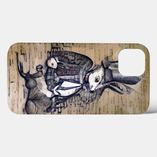 De Gentleman Rabbit Case-Mate iPhone Case (Achterkant (horizontaal))