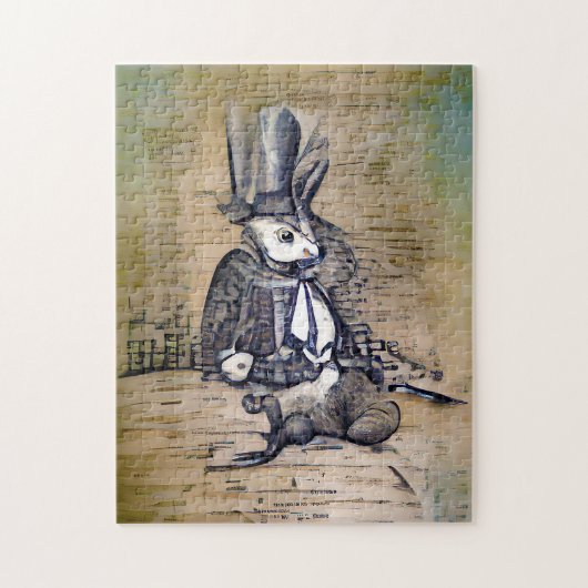 De Gentleman Rabbit Legpuzzel (Verticaal)