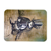 De Gentleman Rabbit Magneet (Horizontaal)