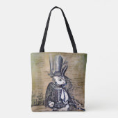 De Gentleman Rabbit Tote Bag (Achterkant)