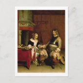 De Gentleman Soldaat (olie op doek) Briefkaart (Voorkant)