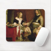 De Gentleman Soldaat (olie op doek) Muismat (Met muis)