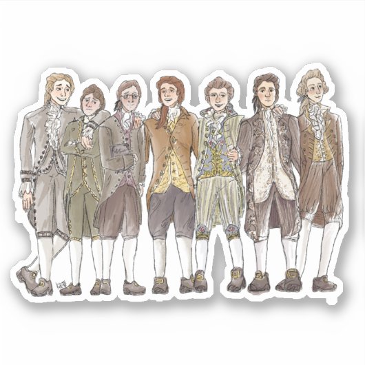 De Gents Custom-Cut Vinyl Sticker (Voorkant)