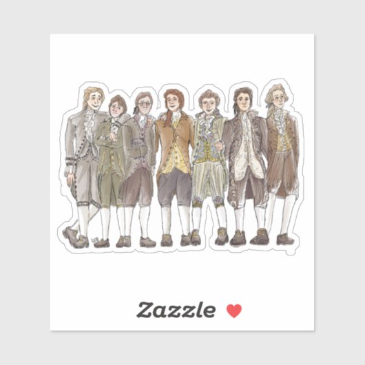 De Gents Custom-Cut Vinyl Sticker (Vel)