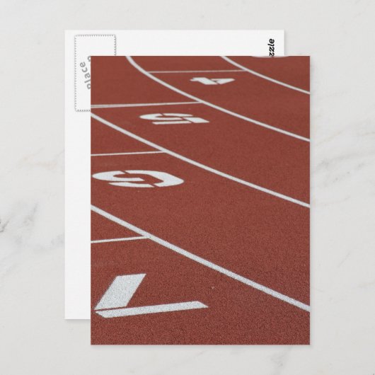 De genummerde hoek briefkaart (Voorkant / Achterkant)