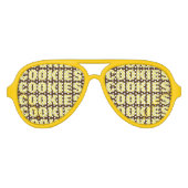 De geobsedeerde Koekjesopjes. Zwazige zonnebril (Voorkant)