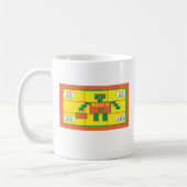 De Geometrics-Beker-Rechthoek-Leeftijd 5 Koffiemok (Links)