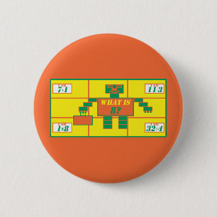 De Geometrics-Button-Rectangle-Age 8 Ronde Button 5,7 Cm