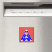 De Geometrics-Magnet-Triangle-Age 4 Magneet (Insitu (Vaatwasser))