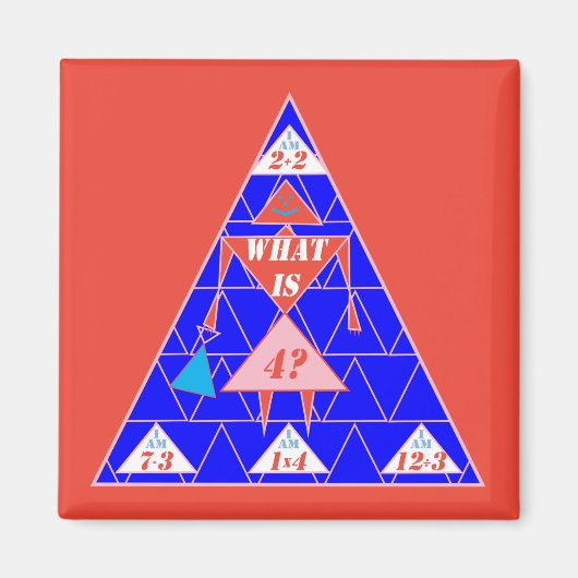 De Geometrics-Magnet-Triangle-Age 4 Magneet (Voorkant)