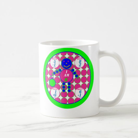 De Geometrics-Mok-Circle-Age 6 Koffiemok (Rechts)