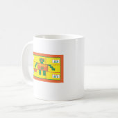 De Geometrics-Mok-Rectangle-Age 6 Koffiemok (Voorkant links)