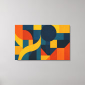 De geometrie van emotie canvas afdruk (Voorkant)