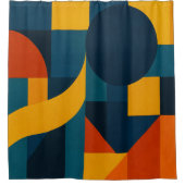 De geometrie van emotie douchegordijn (Voorkant)