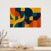 De geometrie van emotie poster (Keuken)