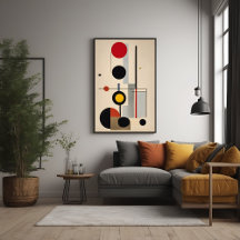De geometrische Abstracte kunst van het Bauhaus