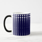 De geometrische lijnstreep van de  stijlcirkels va magische mok (Links)