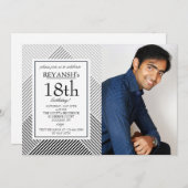 De geometrische Uitnodiging Achtergrond van de (Voorkant / Achterkant)