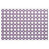 De geometrische Witte en Paarse Stof van het (Yard (91,4 cm))