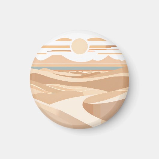 De geometrische woestijn magneet (Voorkant)