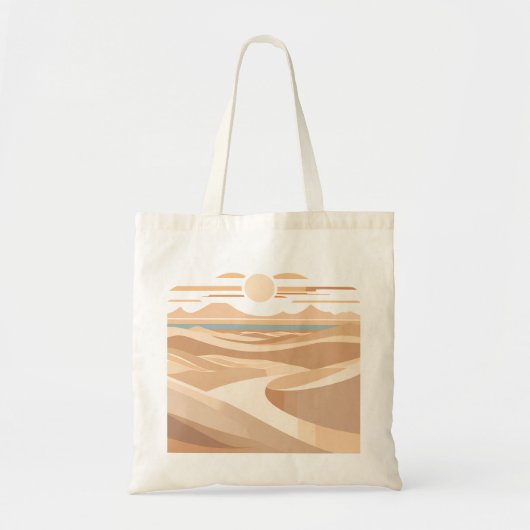 De geometrische woestijn tote bag (Voorkant)