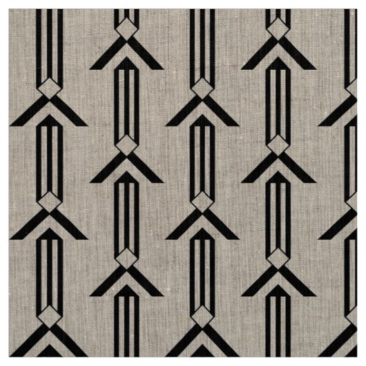 De geometrische Zwarte Stof van Strepen en van (Swatch)