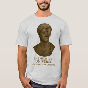 DE GEOPENBAARDE GEEST – Een Marmeren Reflectie T-shirt