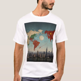 De geopolitieke opkomst van China op het wereldton T-shirt