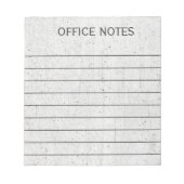 De georganiseerde BedrijfsNota's Bedrijfs van de K Notitieblok (Voorkant)