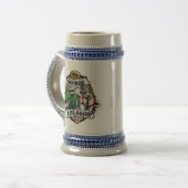 De George en Dragon Stein Bierpul (Voorkant links)