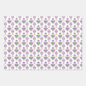 de gepantserde mardi gras inpakpapier vel (Voorkant)