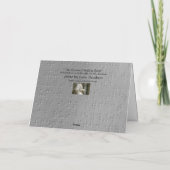 De gepantserde muur in sneeuw kaart (Achterkant)